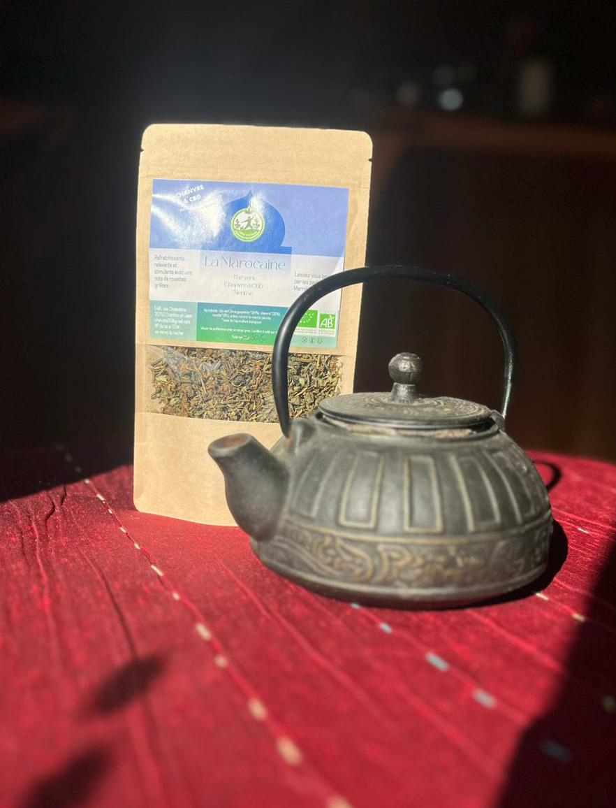 LA MAROCAINE - Thé vert à la menthe Bio / Chanvre bio