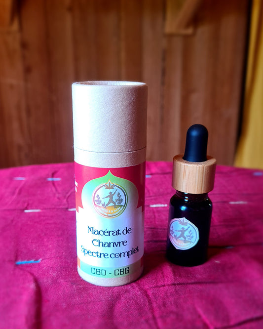 Huile de CBD / CBG Biologique 8% Puissant